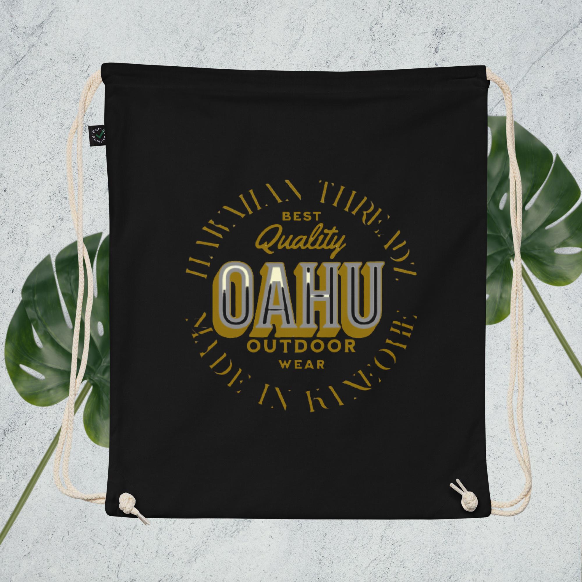 Organic cotton drawstring bag