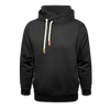 Shawl Collar Hoodie - black