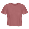 Women's Cropped T-Shirt - mauve