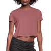 Women's Cropped T-Shirt - mauve