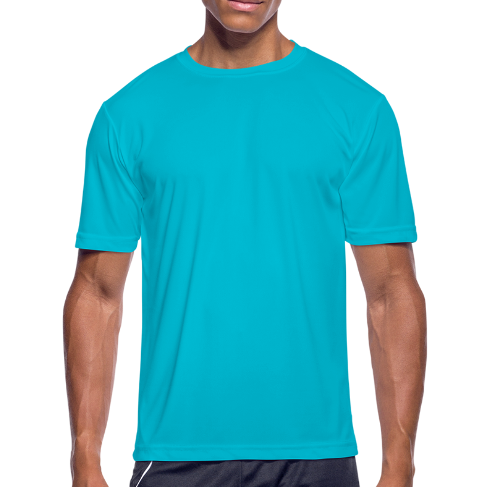Men’s Moisture Wicking Performance T-Shirt - turquoise