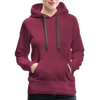 Women’s Premium Hoodie - burgundy