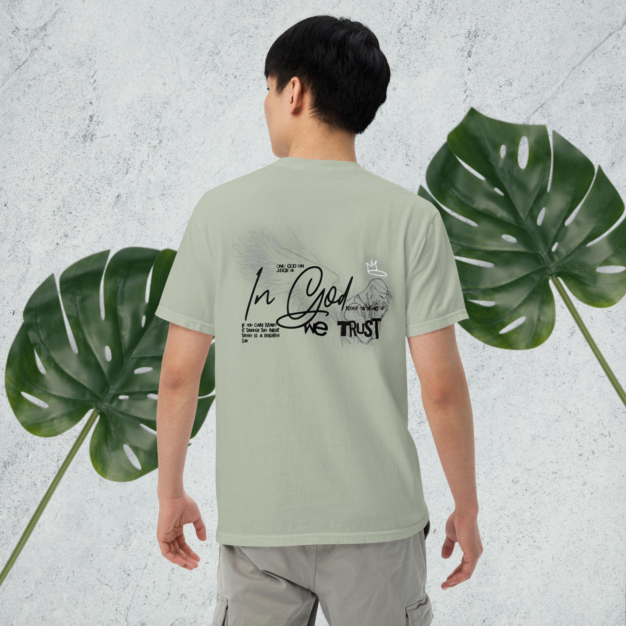 Unisex garment-dyed heavyweight t-shirt