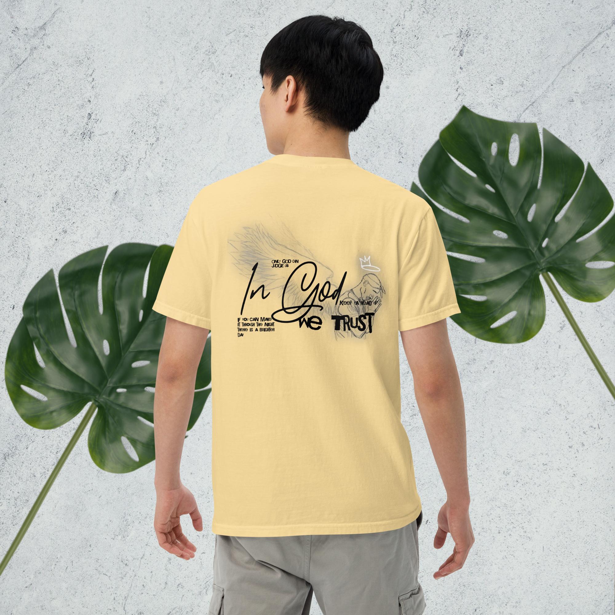 Unisex garment-dyed heavyweight t-shirt