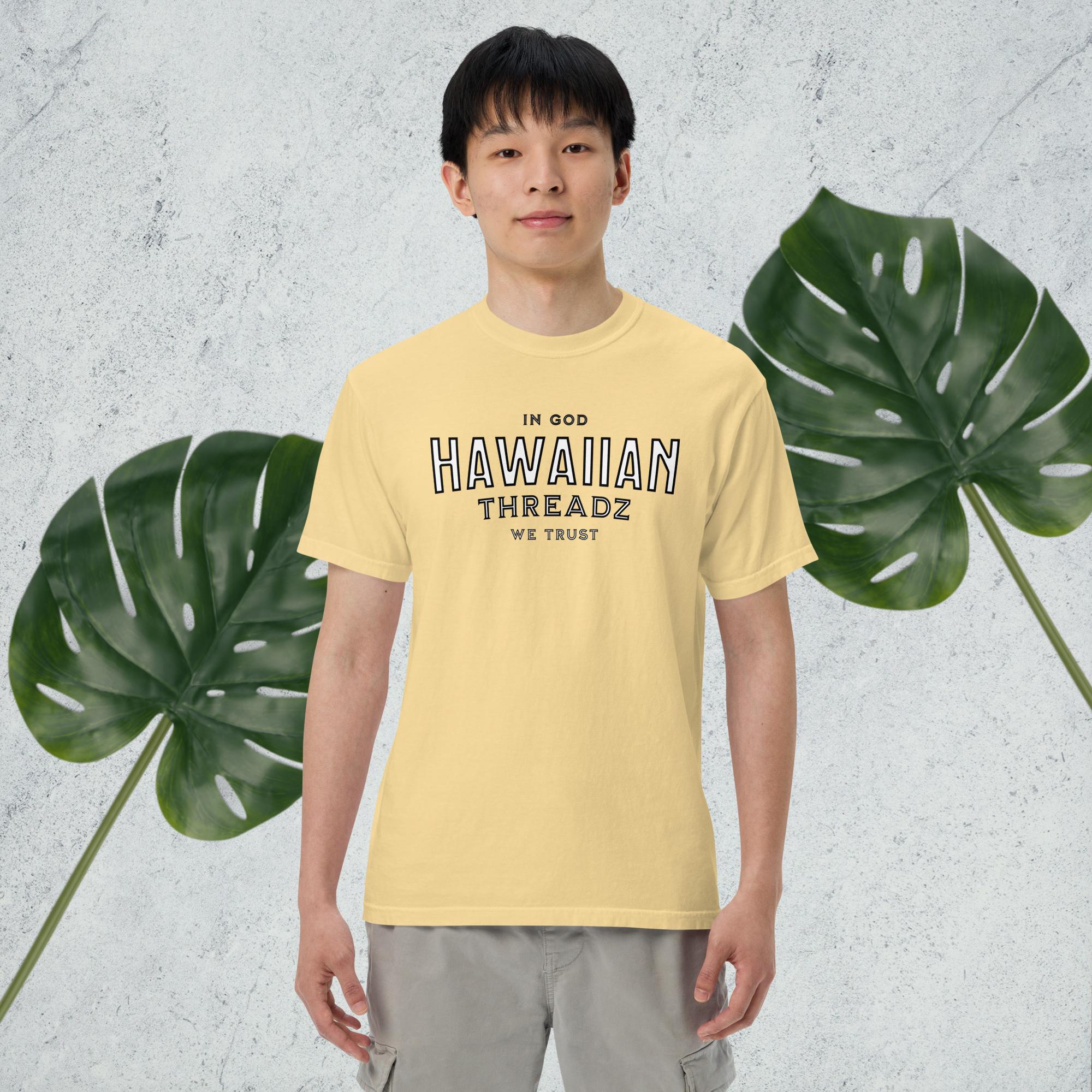 Unisex garment-dyed heavyweight t-shirt