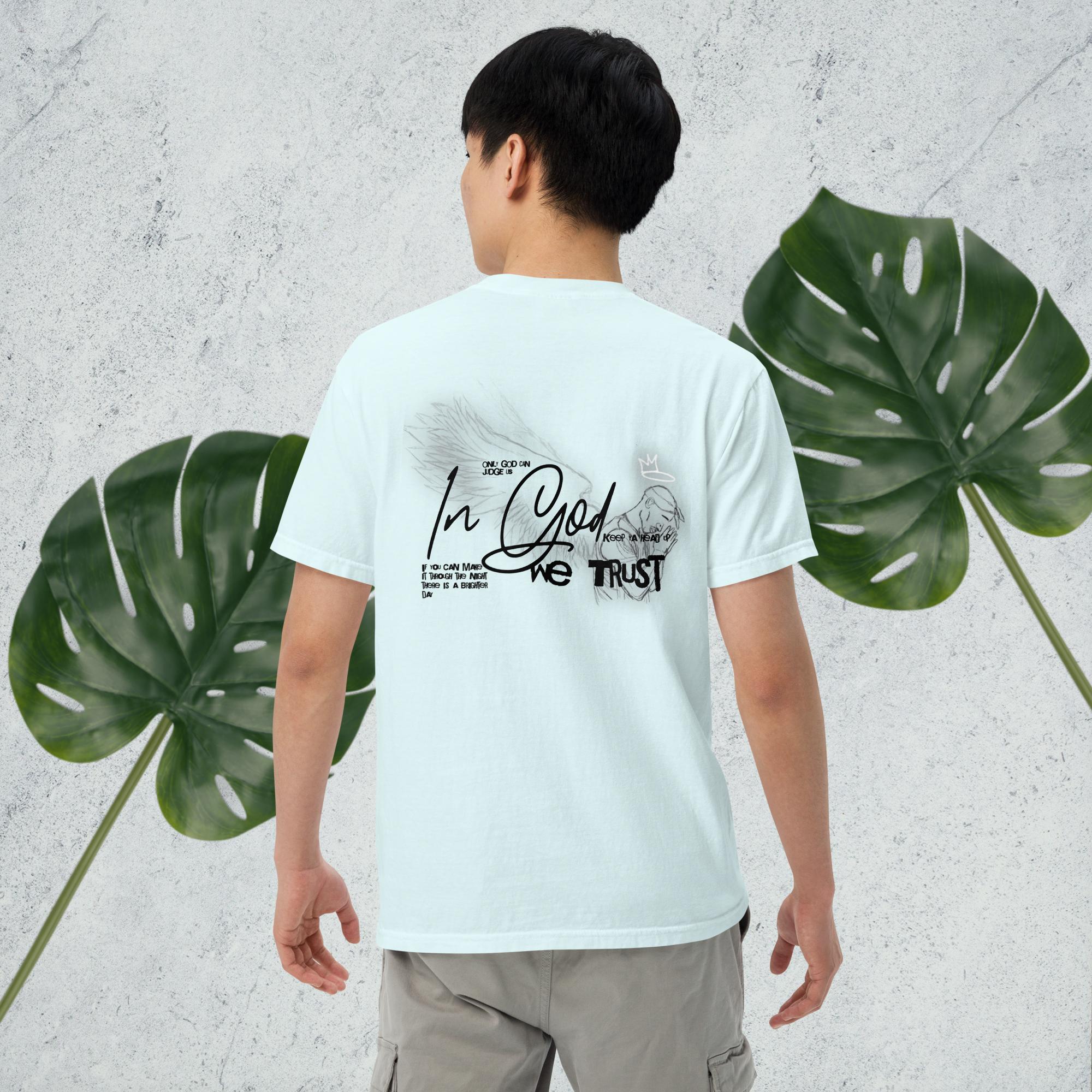 Unisex garment-dyed heavyweight t-shirt