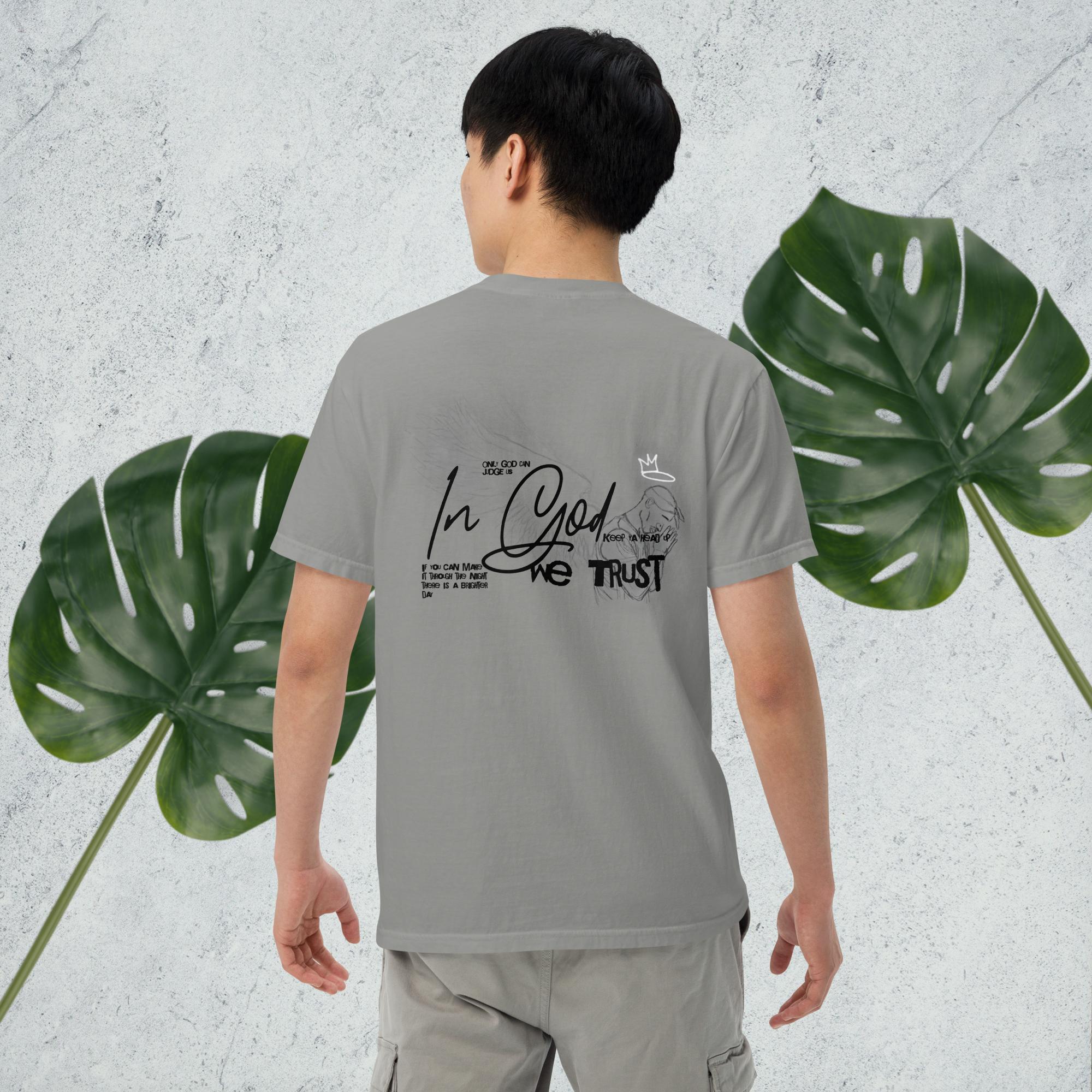 Unisex garment-dyed heavyweight t-shirt