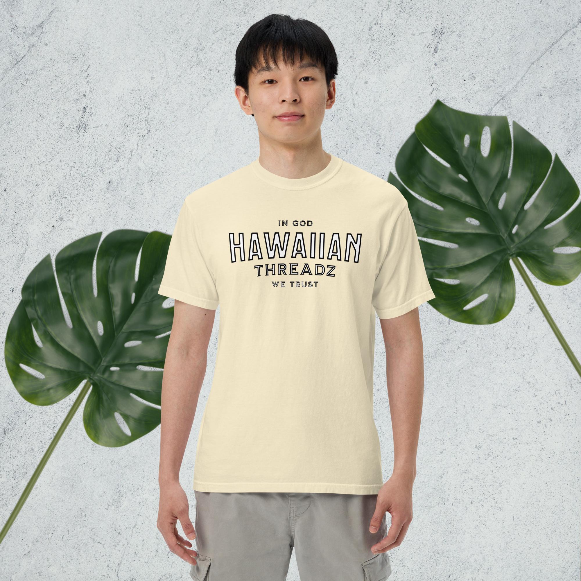 Unisex garment-dyed heavyweight t-shirt