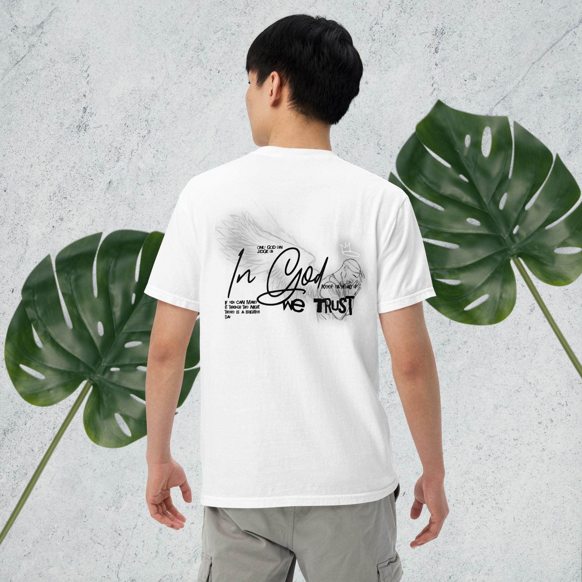 Unisex garment-dyed heavyweight t-shirt