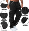 Men Outdoor Cargo Pant Lightweight Tactical Pant Hiking Jogger Classic Fit Multi Pockets