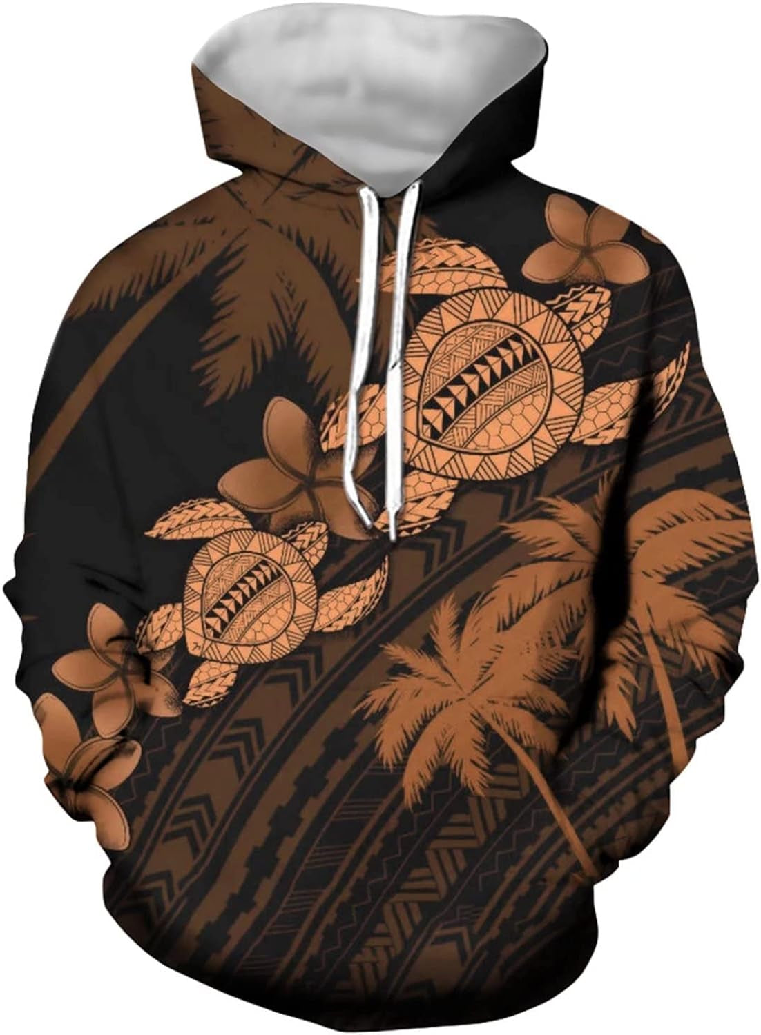 Men Hoodie Pullover Boys Hooded Polynesian Tattoo Sweatshirts Hoodies