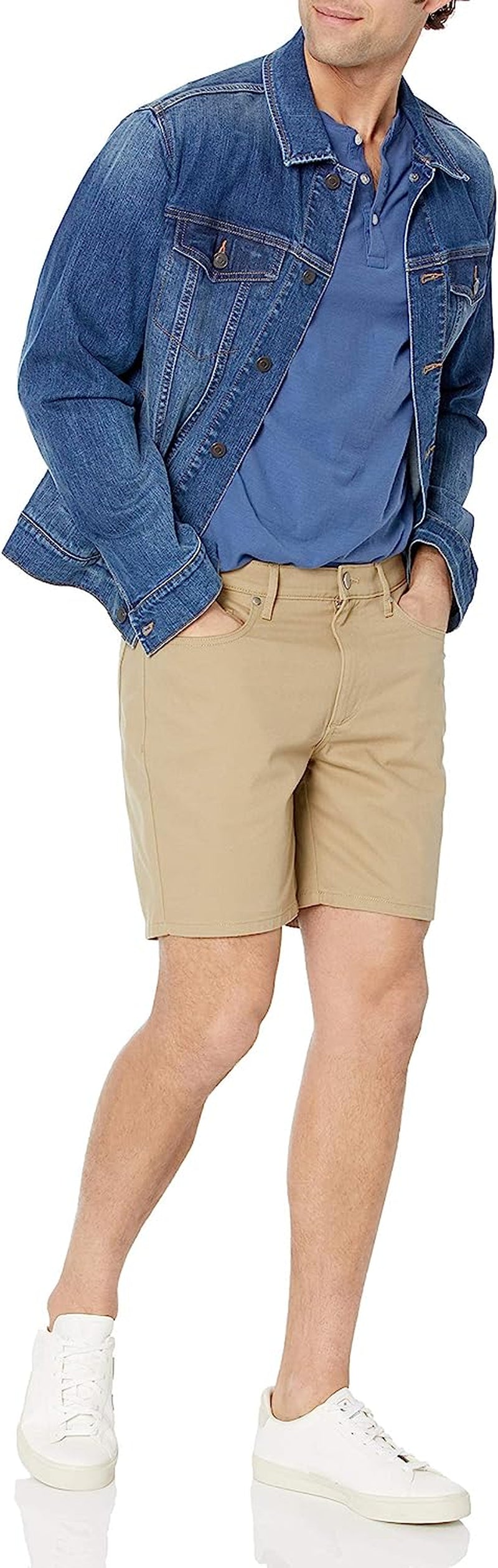Men'S Slim-Fit 7" Inseam Stretch 5-Pocket Short