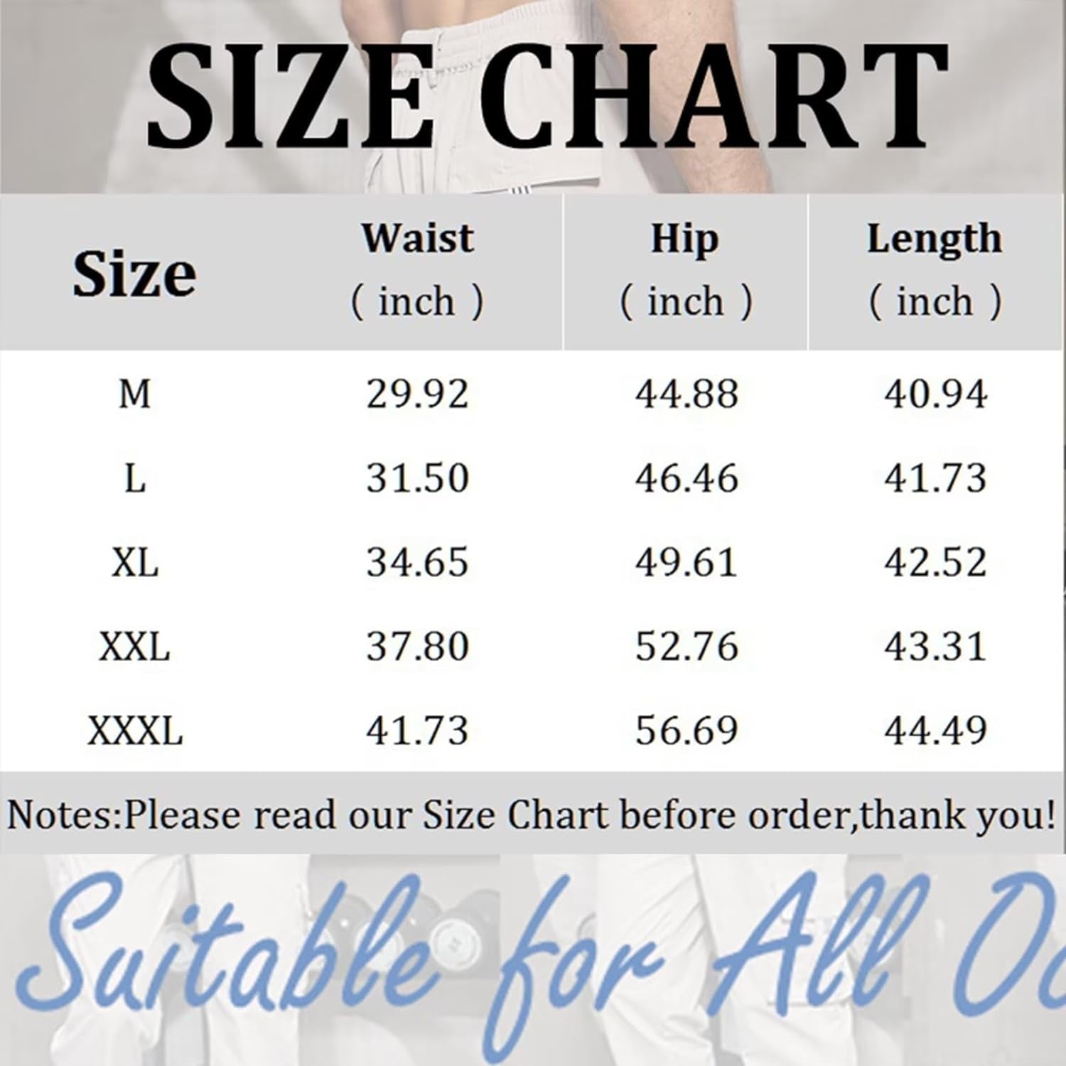 Men Outdoor Cargo Pant Lightweight Tactical Pant Hiking Jogger Classic Fit Multi Pockets