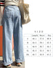 Women'S Baggy Boyfriend Jeans High Waist Distressed Denim Pants Wide Leg Straight Trousers Streetwear Pants